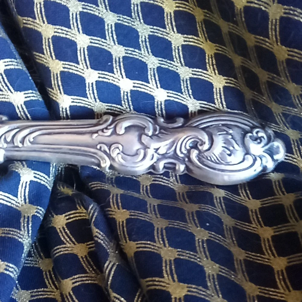 Vintage Italian baroque sterling silver cake server